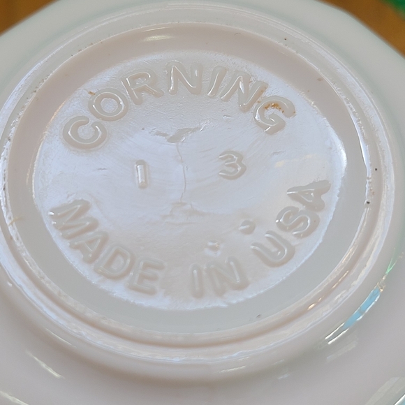 COPY - Set of Four Vintage Corning Blue Rose - Picture 8 of 11